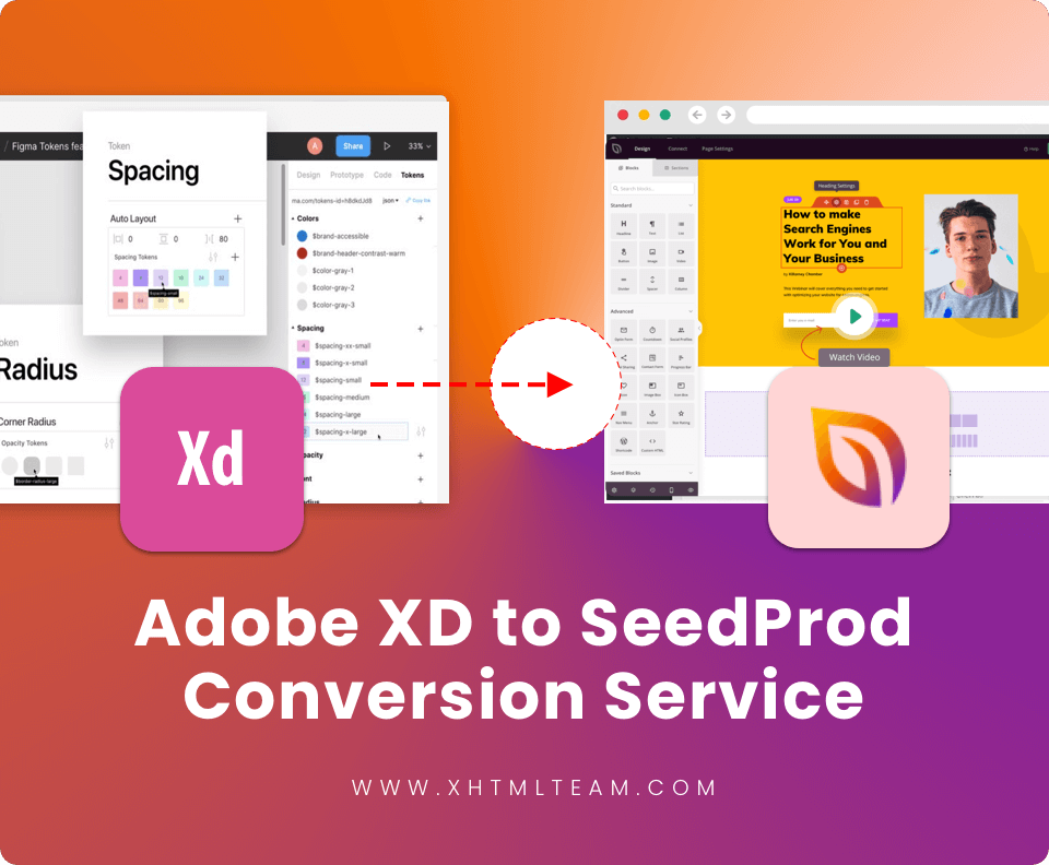 Adobe XD to SeedProd Builders