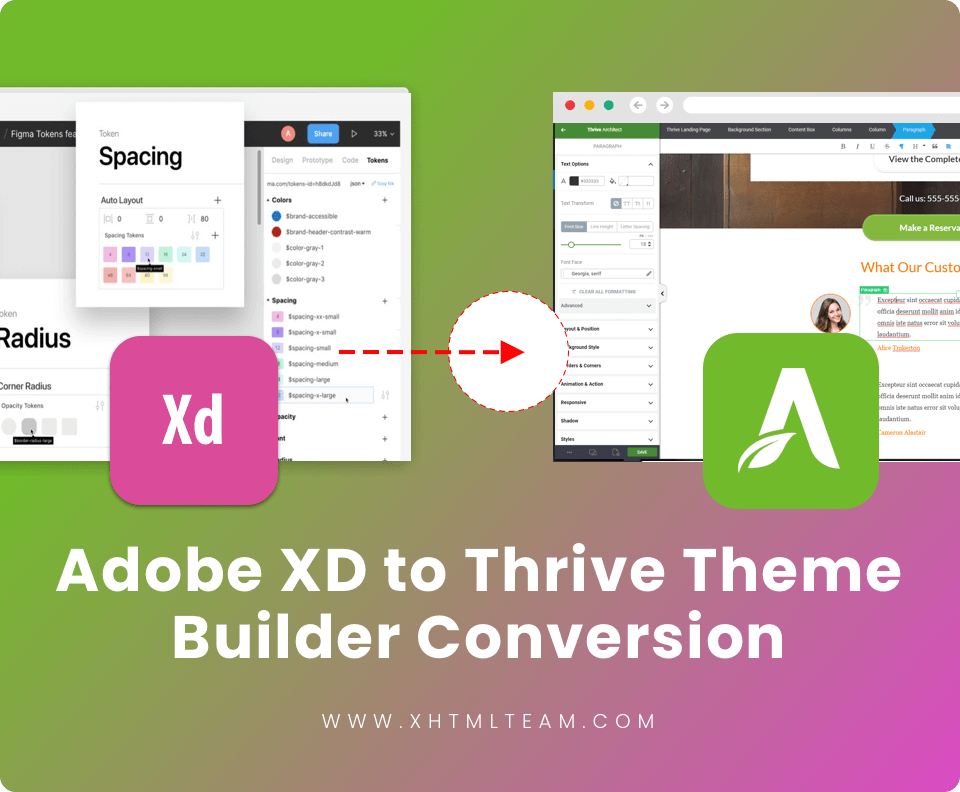 xd to Thrive Theme Builder Conversion