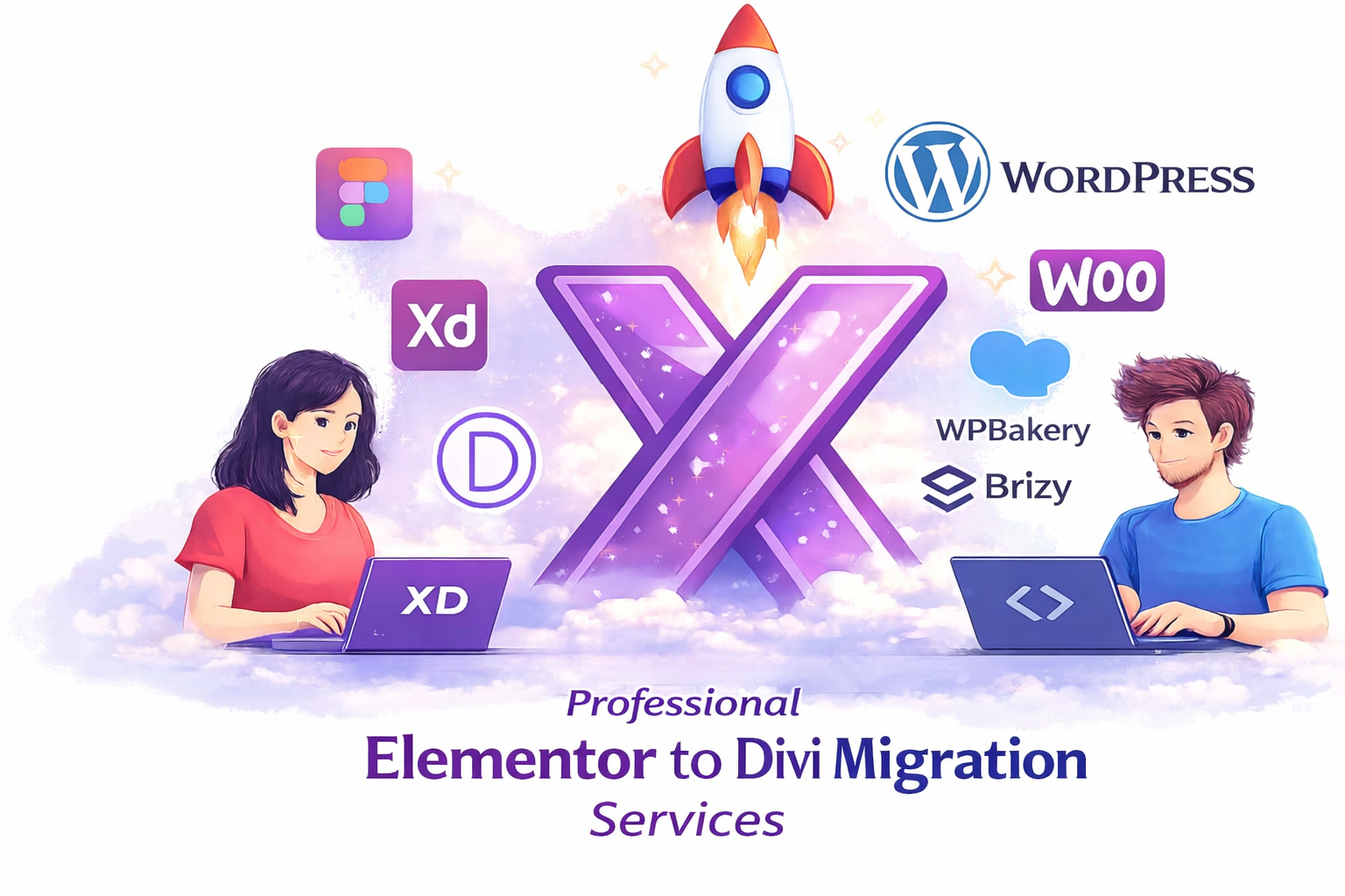 Elementor to Divi migration services