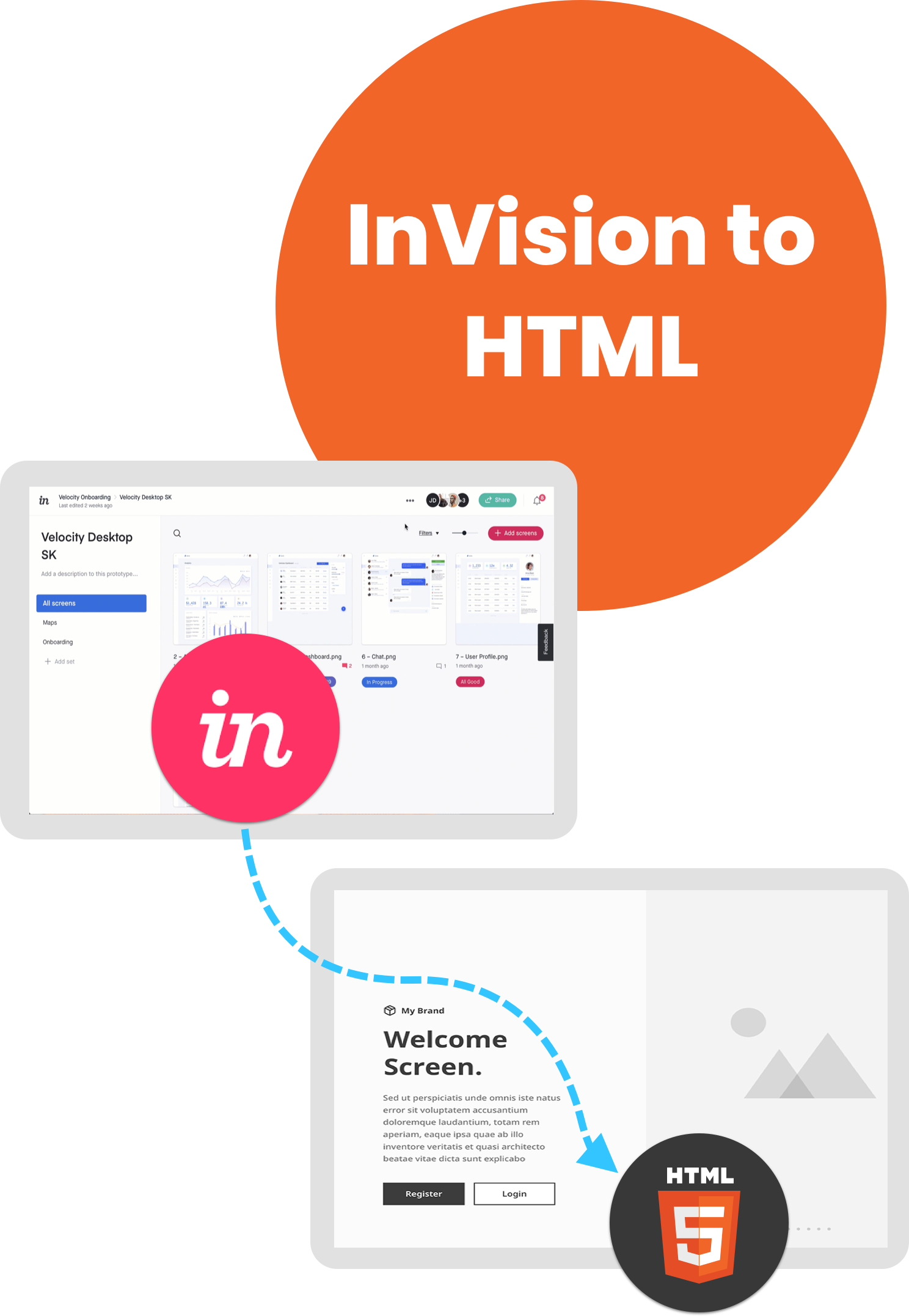 Invision-to-html-conversion