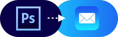 psd to email