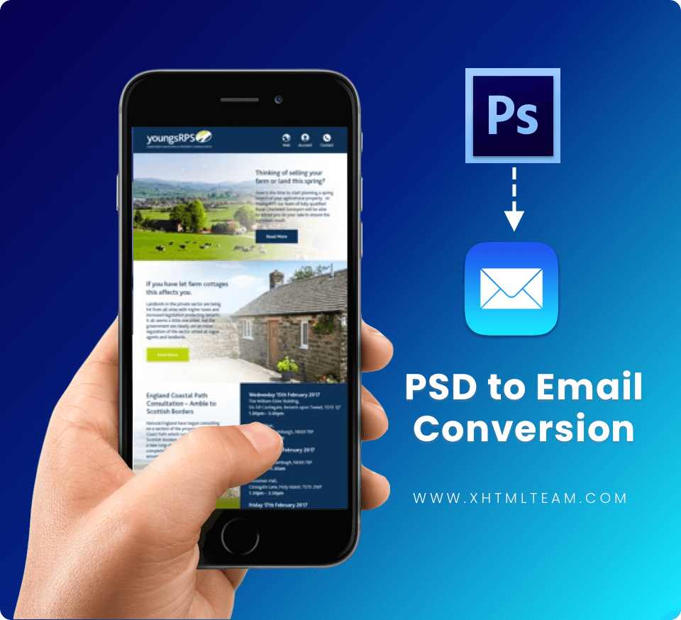 Adobe PSD to Email psd email