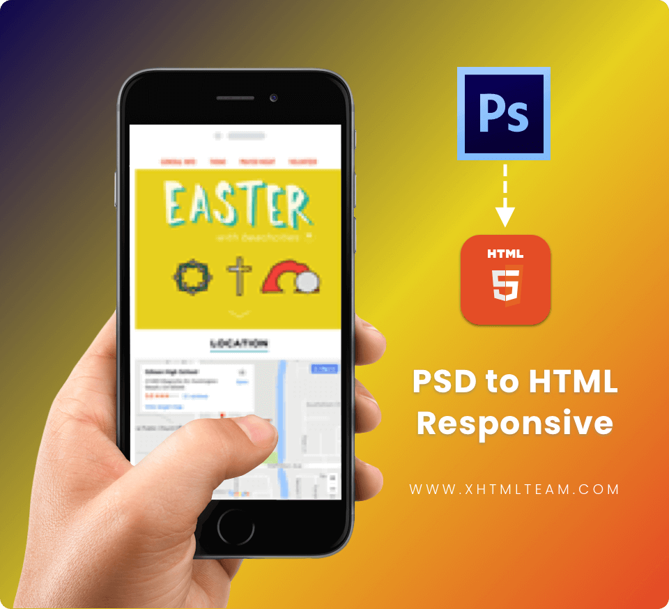PSD to HTML psd to html responsive