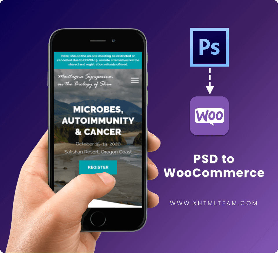 psd to Woocommerce