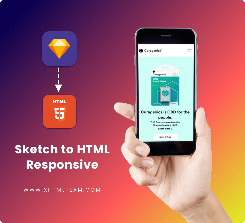 sketch to html responsive