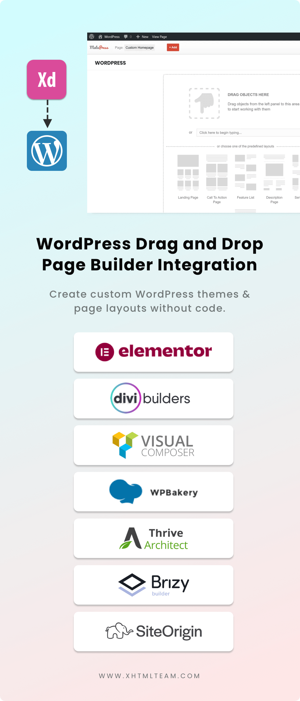 XD to motopress Page Builder xd to motopress Page Builder