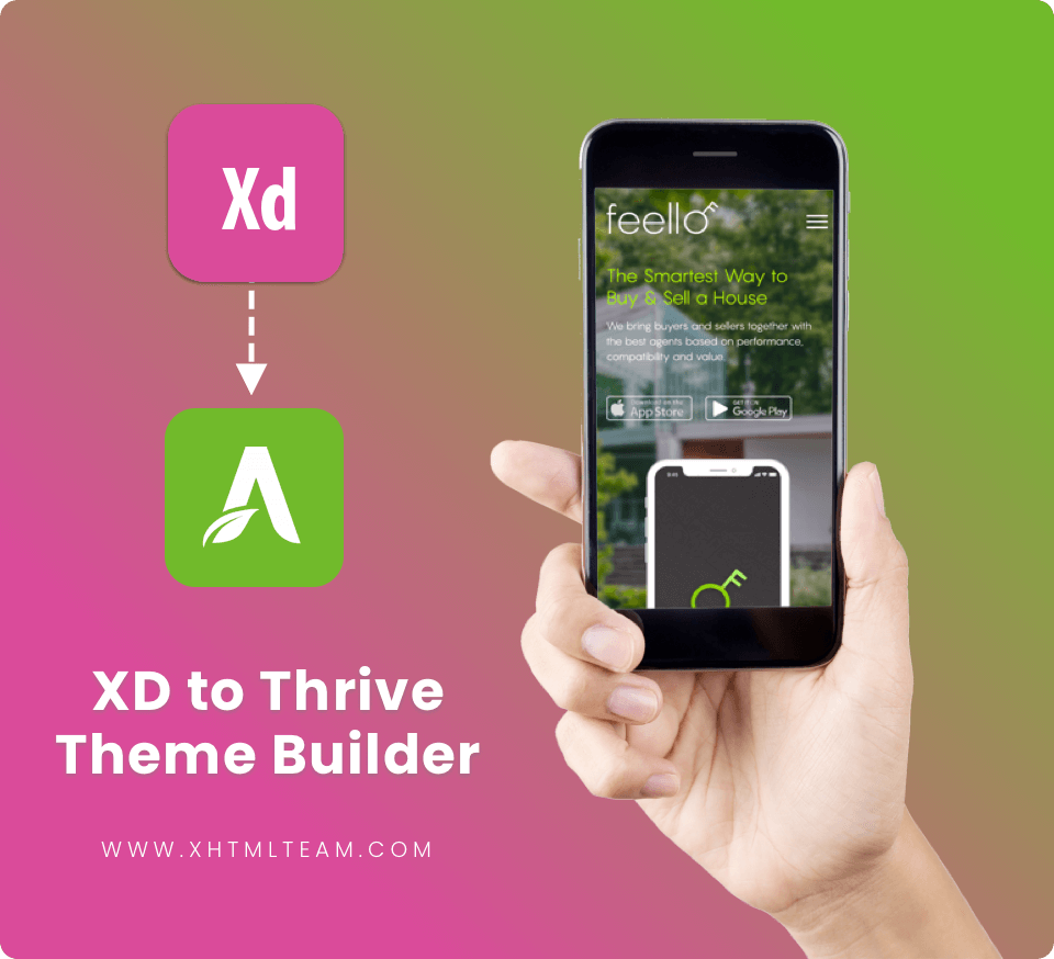 XD to Thrive Theme Conversion xd to Thrive Theme Conversion