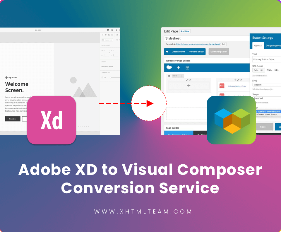 xd to visual composer