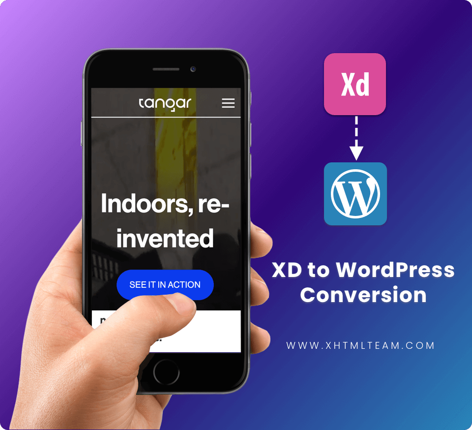 Adobe XD to WordPress Responsive xd to wordpress