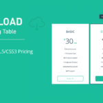 Responsive Flip Pricing Table : Free Download