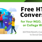 Free HTML Conversion for NGOs, Schools & Colleges