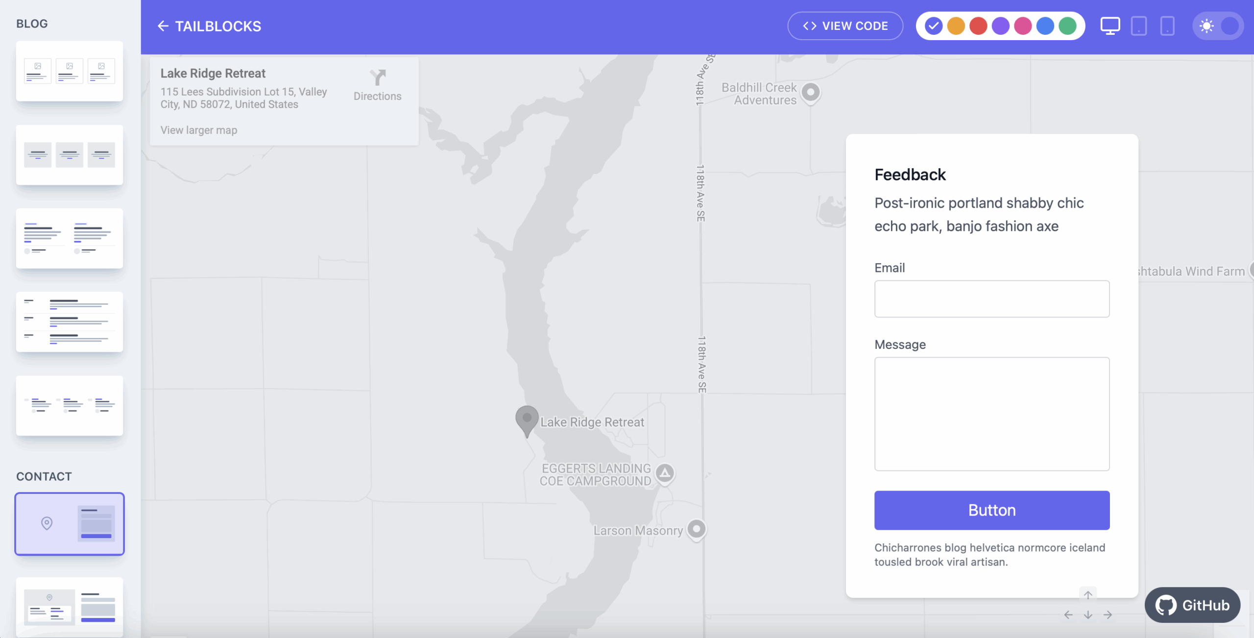 Tailblocks - Prebuilt Landing Page Blocks