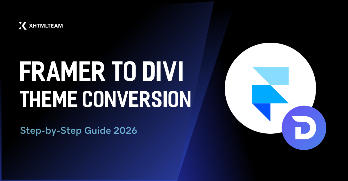 Framer to Divi Theme conversion